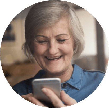 Woman on phone