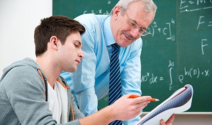 student and teacher