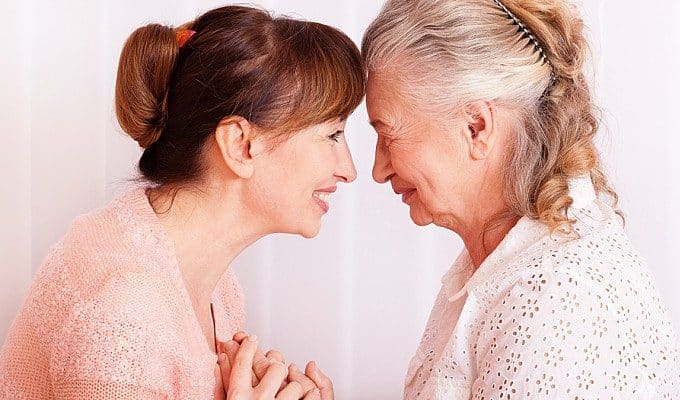 mother and grandmother