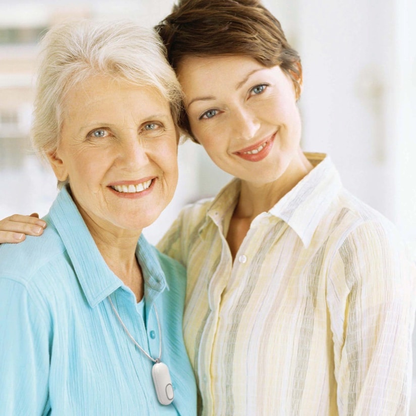 Daughter and mother with HomeSafe
